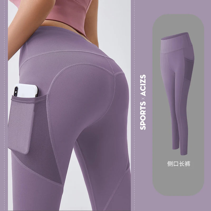 Women's Seamless Leggings With Pockets