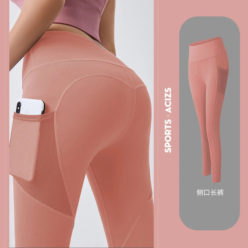 Women's Seamless Leggings With Pockets