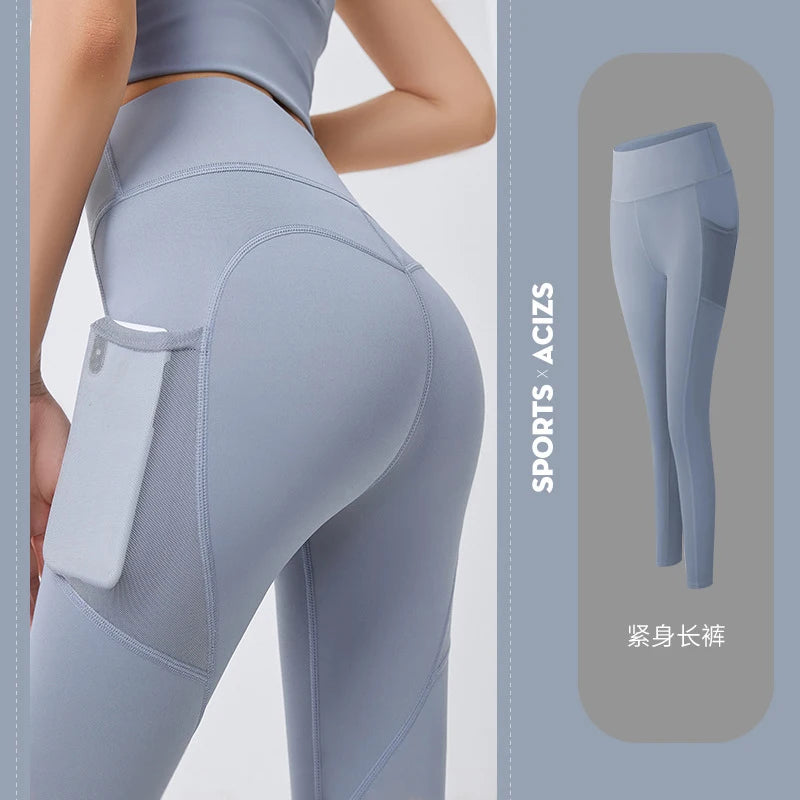 Women's Seamless Leggings With Pockets