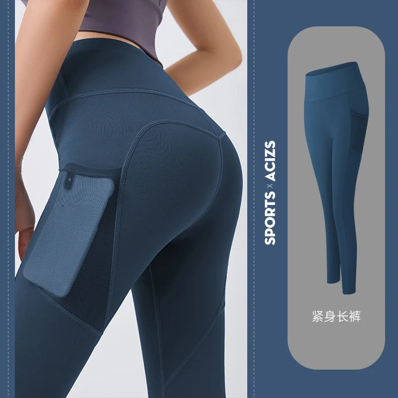 Women's Seamless Leggings With Pockets