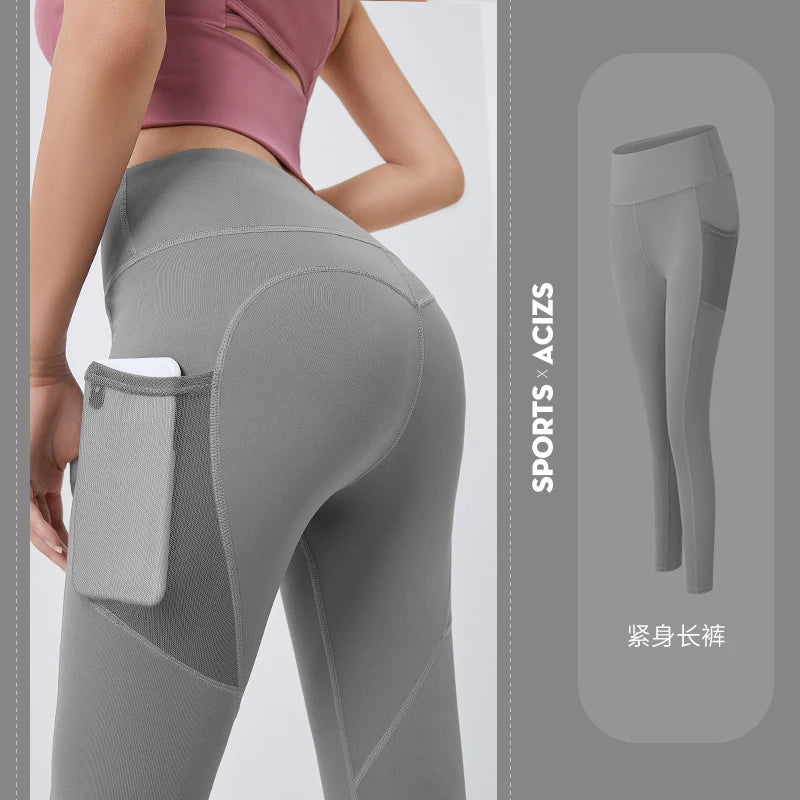 Women's Seamless Leggings With Pockets