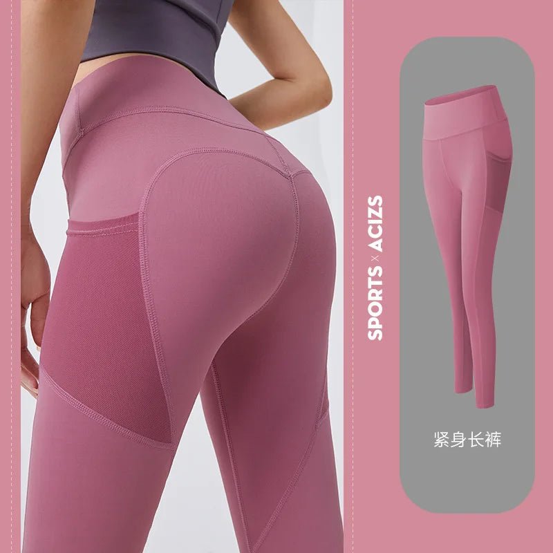 Women's Seamless Leggings With Pockets