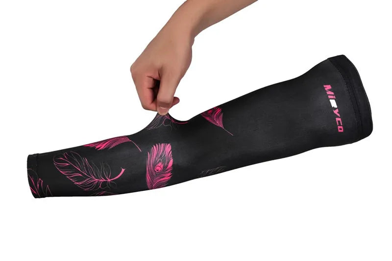 Flower & Leaf Design Arm Sleeve