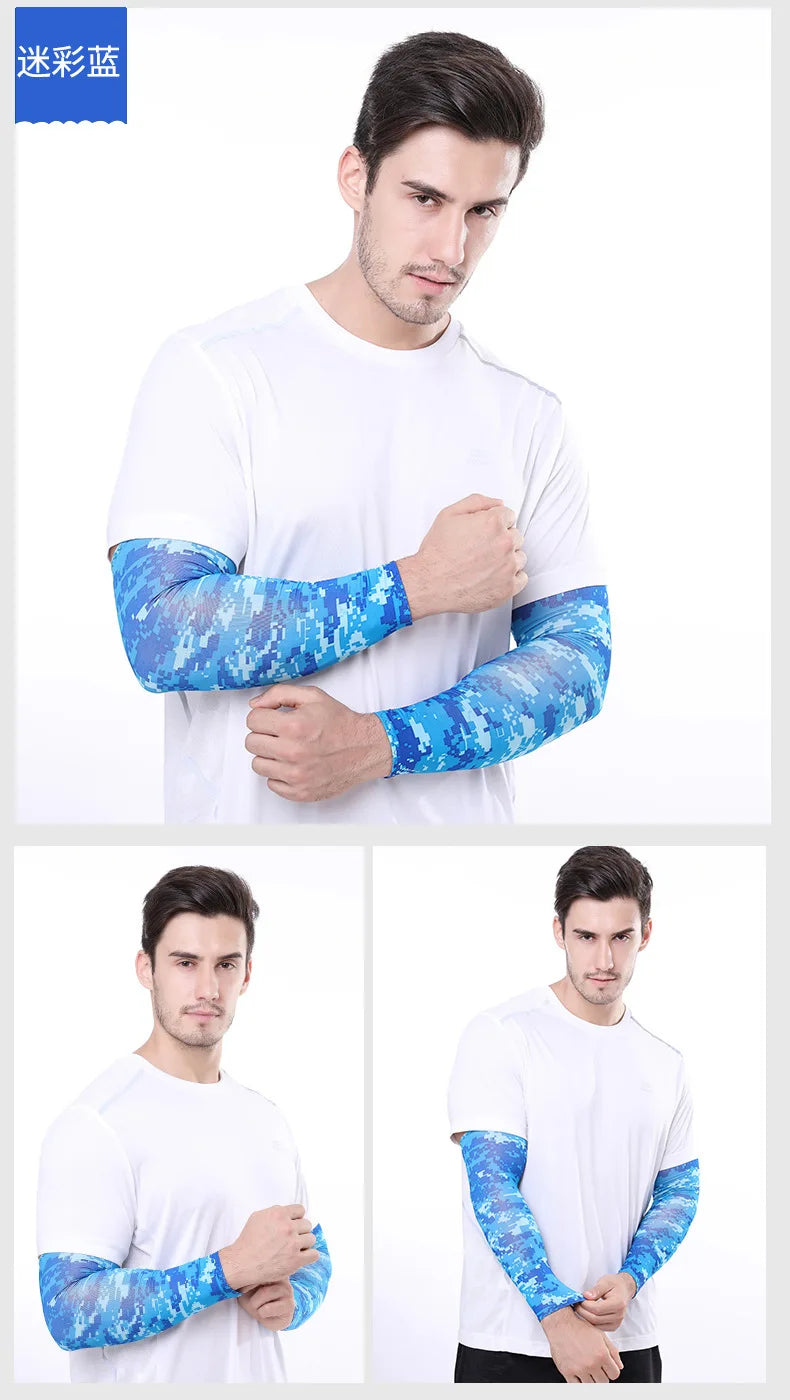 2Pcs Unisex Cooling Arm Sleeves