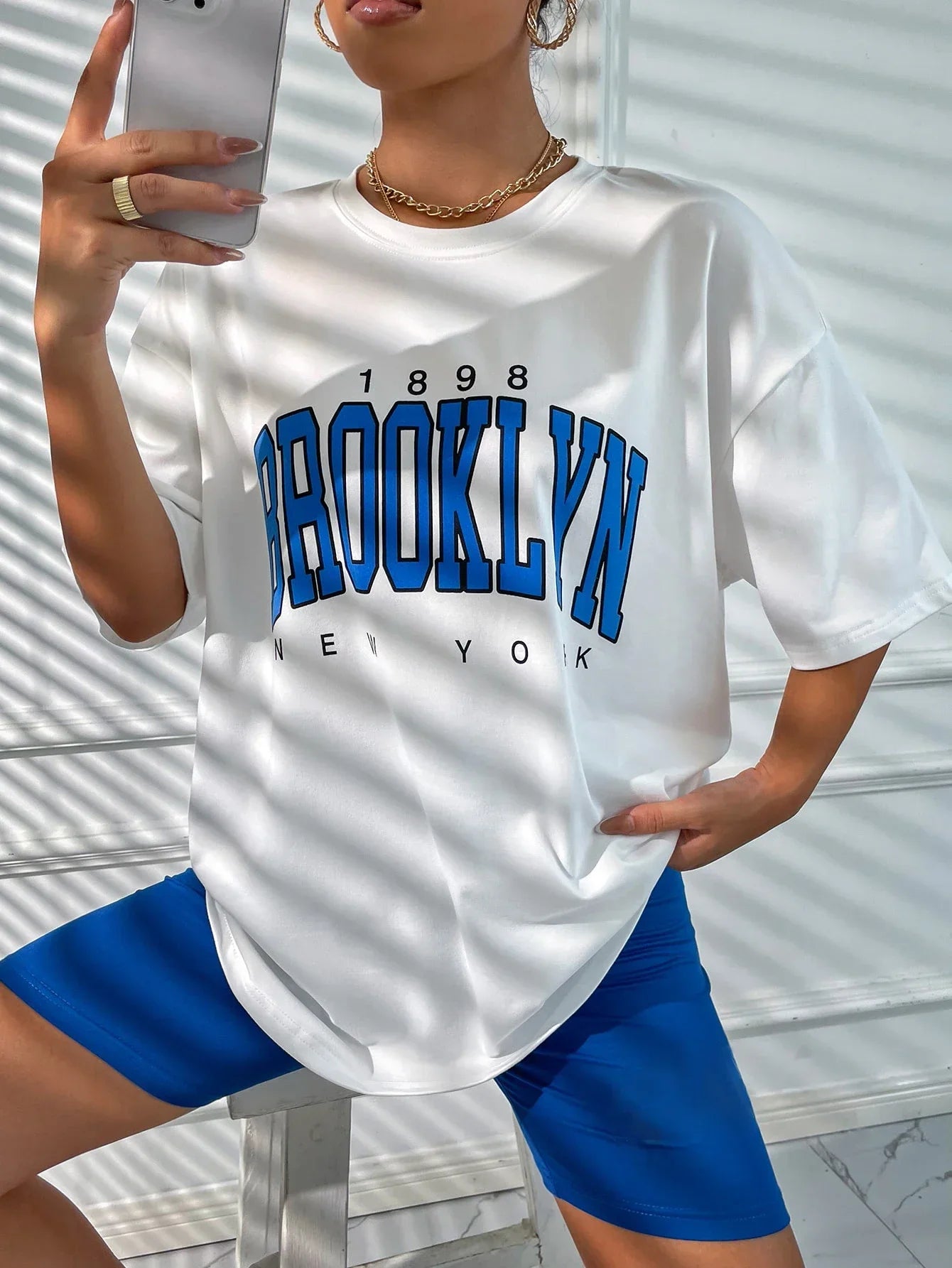 Women's 1898 Brooklyn York Oversized Shirt