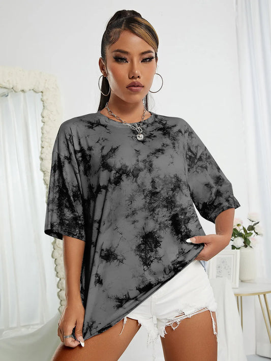 Grey Dye Baggy Top