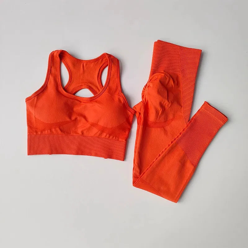 2PCS Women's Seamless Yoga Set