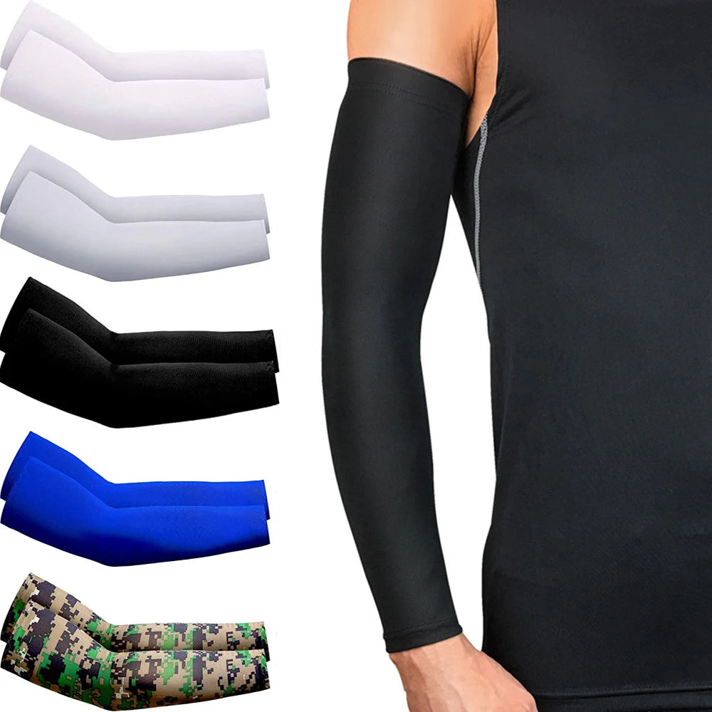 2Pcs Unisex Cooling Arm Sleeves