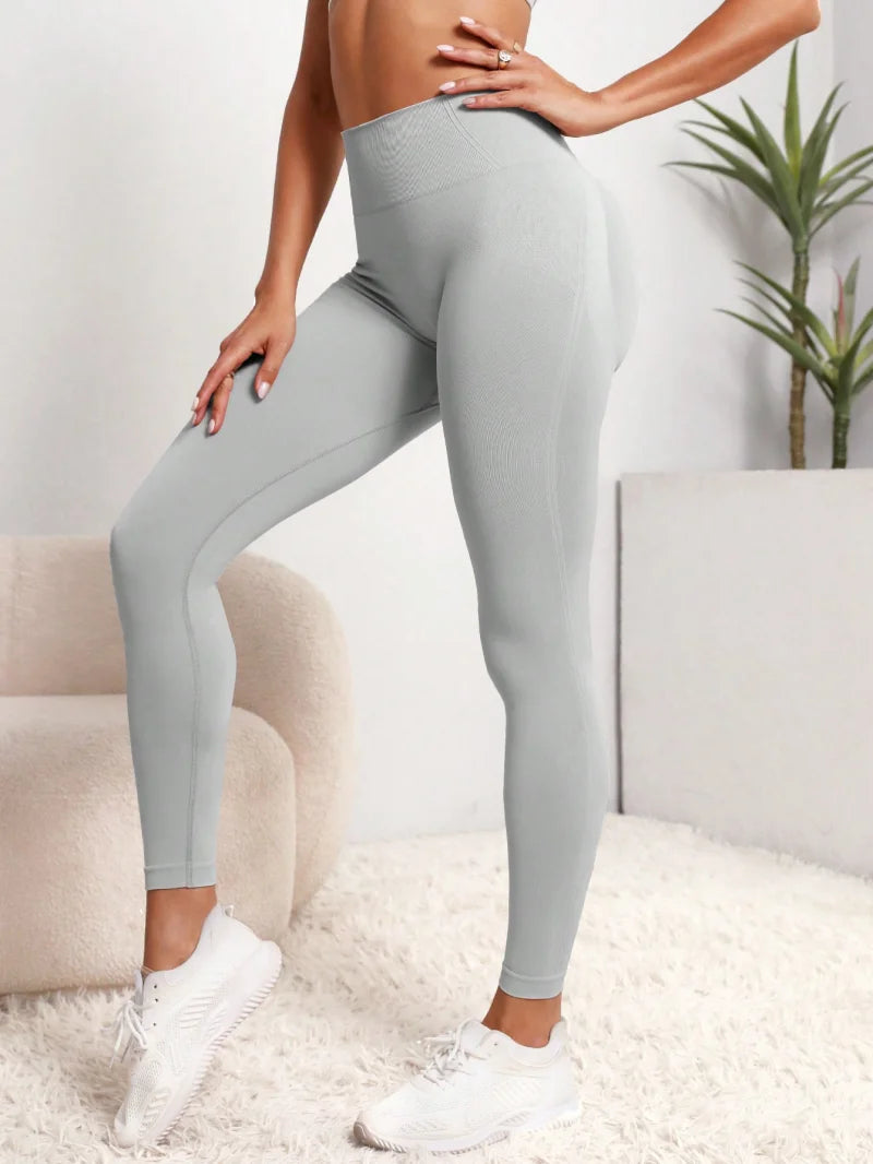 Women's Gym Seamless Stretchy High Waist Leggings