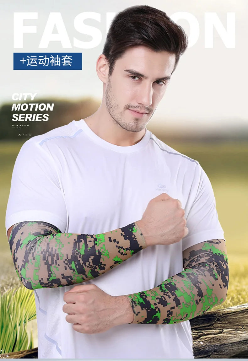 2Pcs Unisex Cooling Arm Sleeves