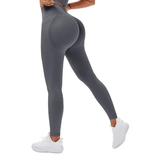 Women's Seamless High Waist Knitted Leggings