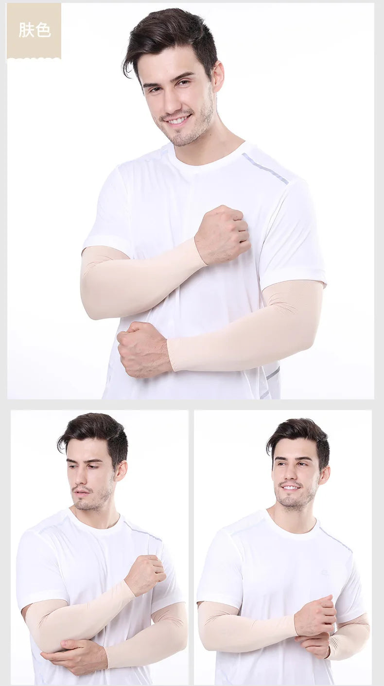 2Pcs Unisex Cooling Arm Sleeves