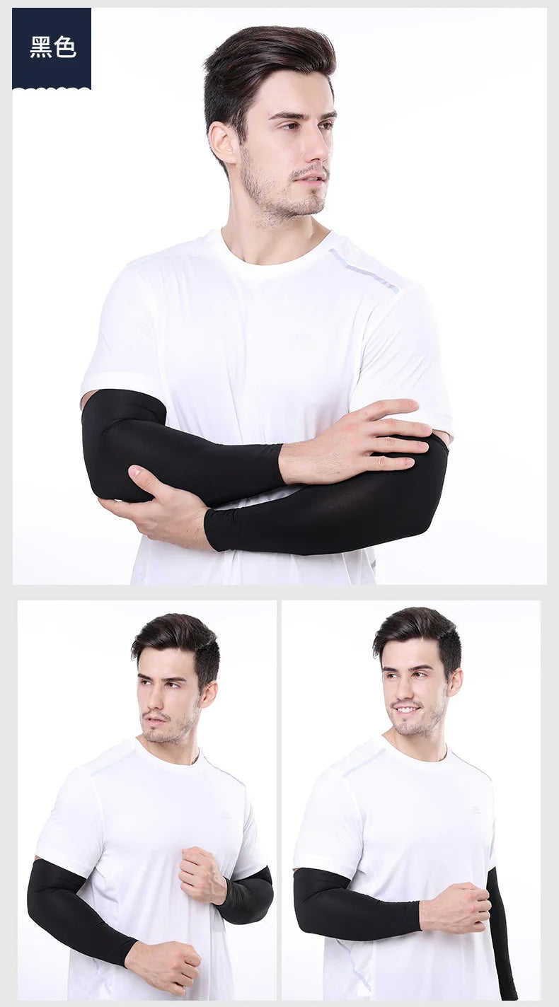 2Pcs Unisex Cooling Arm Sleeves