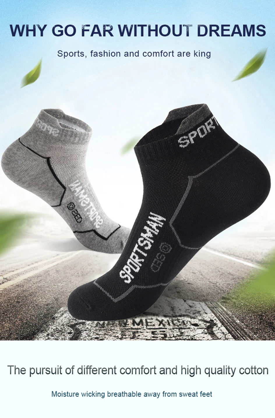 Cotton Ankle Sports socks