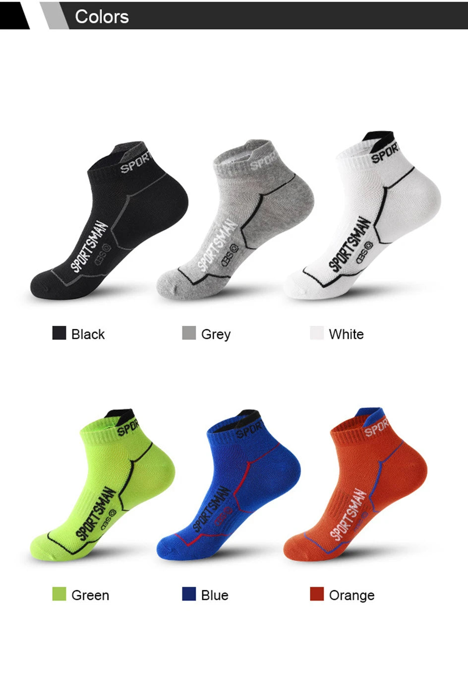 Cotton Ankle Sports socks