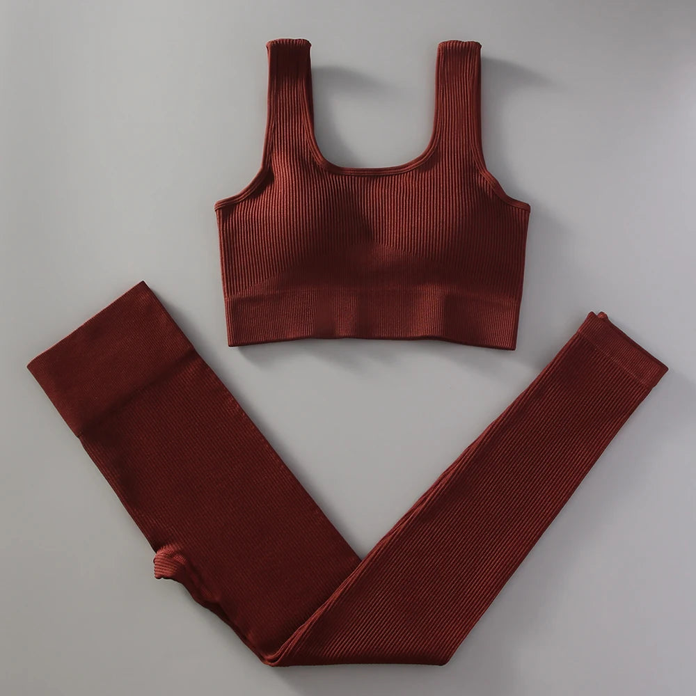 Women's Seamless High Waist Gym Set