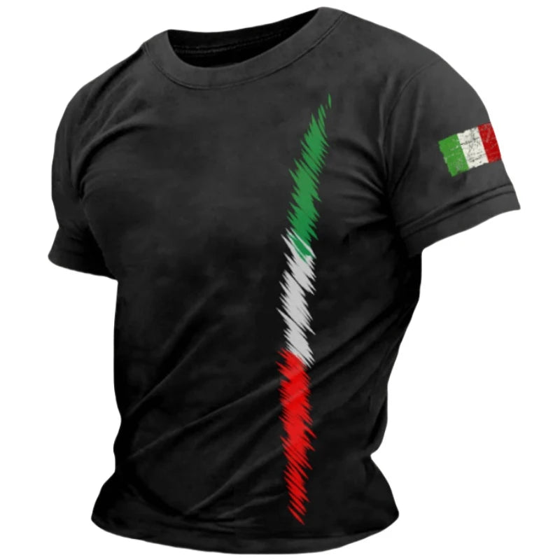 Men's Italian Stripe Gym top