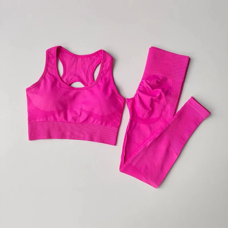 2PCS Women's Seamless Yoga Set