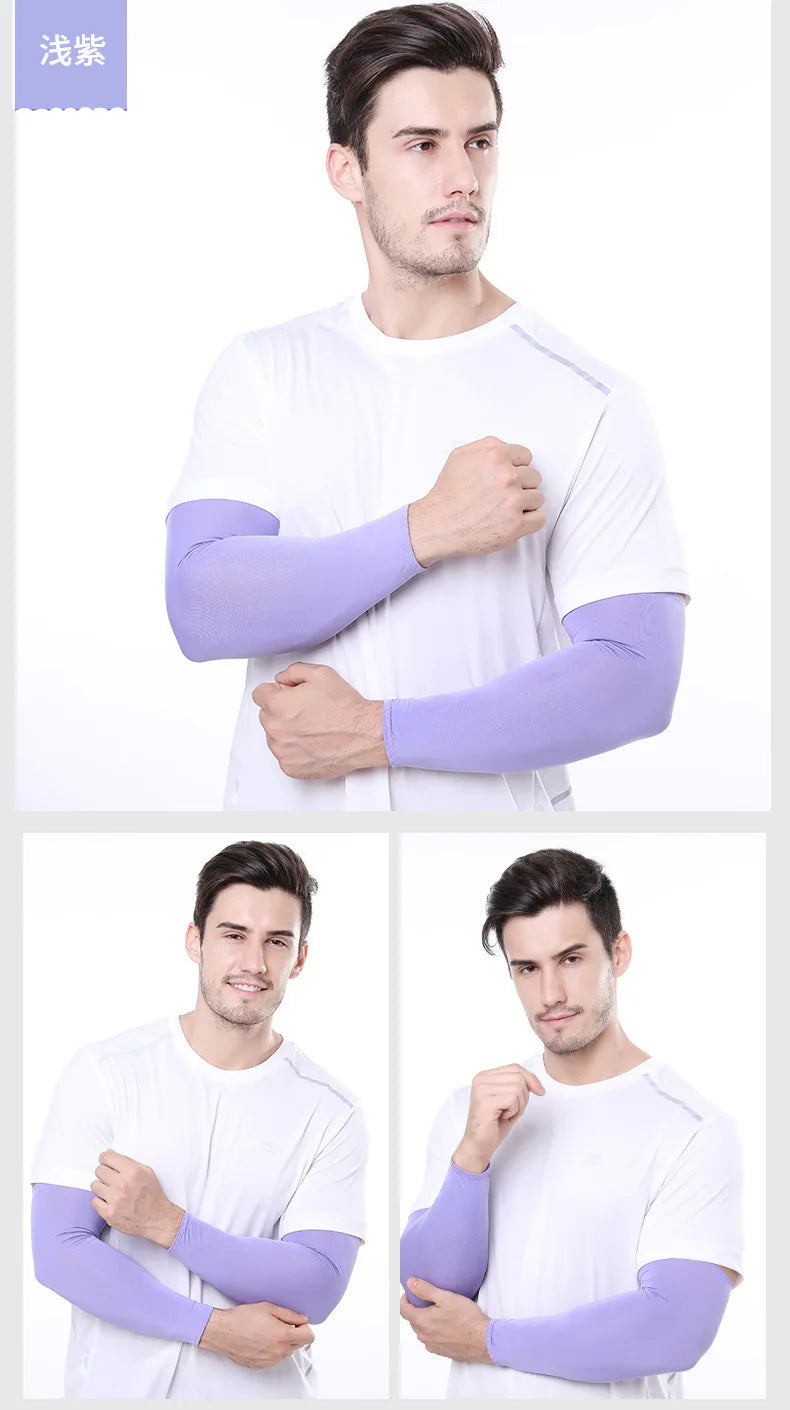 2Pcs Unisex Cooling Arm Sleeves